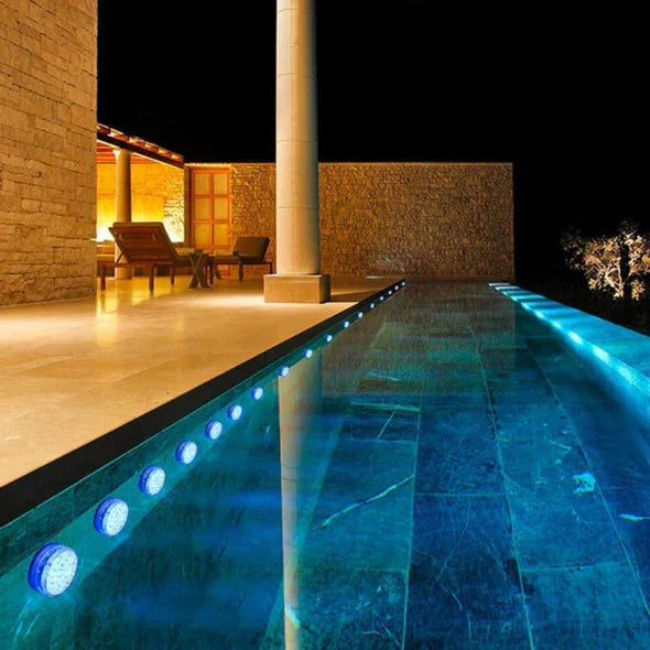 🔥 PROMOCIÓN + ENVÍO GRATIS | Luces LED RGB para piscina con control remoto